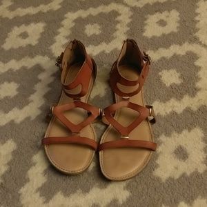 Dunes faux leather gladiator sandals